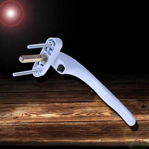 Universal Window Handle Key Locking UPVC Double Glazing White Aluminum Alloy for Security Door Switch Home Hardware
