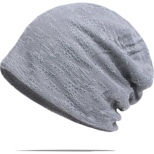Spring Women Men Unisex Knitted Winter Cap Casual Beanies Solid Color Easy Hip-Hop Snap Slouch Skullies Bonnet Beanie Hat Gorro