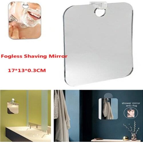 Hook Hanging Shaving Mirror Shower Makeup Mirror Fog Free Bath Mirror Bathroom Shaving Mirror Bathroom Gadgets Storage Razor