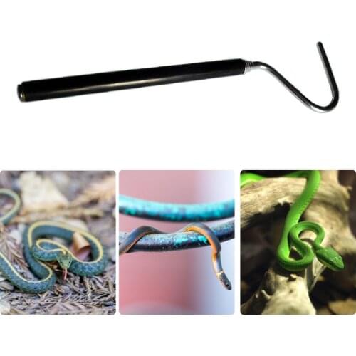 Stainless Steel Snake Catcher Snake Hook Retractable Snake Catcher Reptile Catcher Professional Snake Catching Tool
