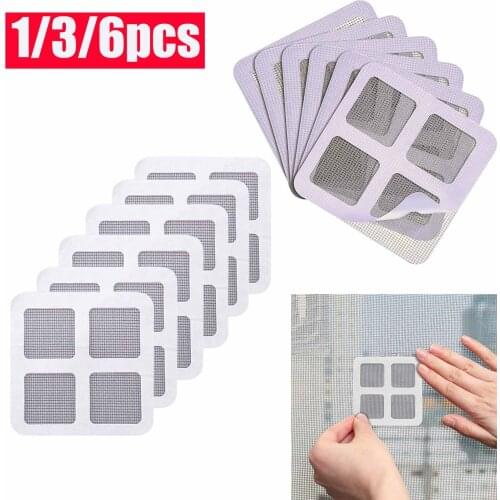 1/3/6pcs Durable Anti-Insect Fly Bug Door Window Mosquito Screen Net Repair Tape Patch Self Adhesive Repair Tape Window Mesh