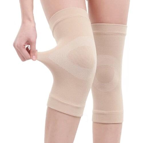 1 Pcs Pressure Reducing Ring Kneepads Thin Knee Braces Support COYOCO High Elastic Summer Air Conditioning Room Pad Brown