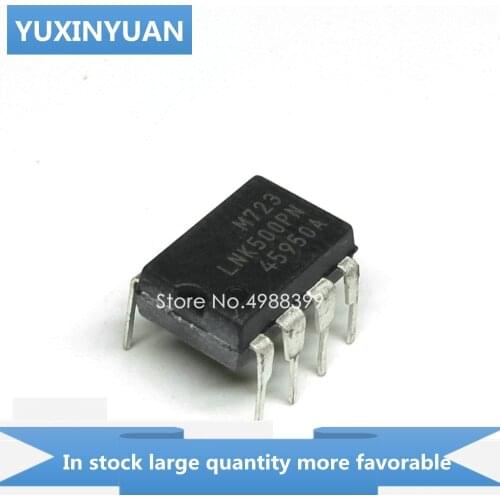 10PCS/LOT LNK500PN LNK500P LNK500 LNK 500PN K500PN DIP7 in stock