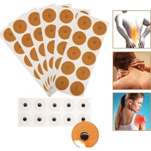 10pcs/lot Magnetic Needle Moxibustion Patch Magnet Acupuncture Back Shoulder Therpy Plaster Relaxation Massage Acupoint Stickers