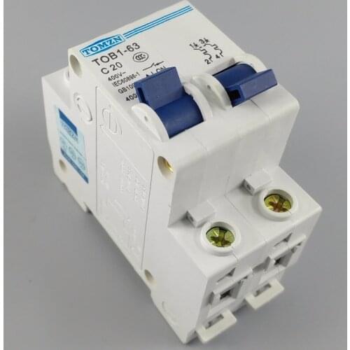 1P 20A MTS Manual transfer switch Circuit breaker MCB 20ampere 50HZ/60HZ 400