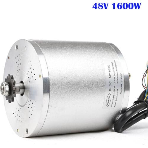 48V 1600W Central Drive High Speed Brushless DC Motor 5000RPM Electric bicicleta eletrica Brushless Motor wheel