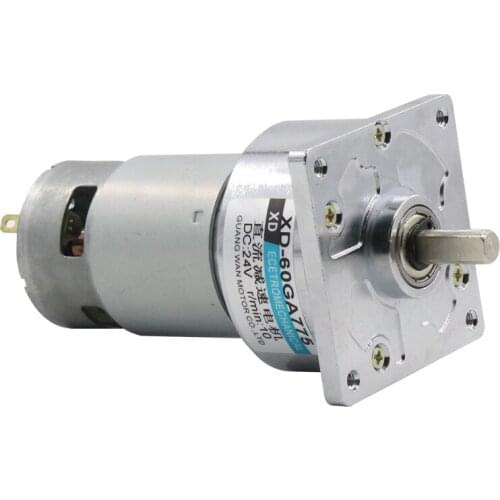 775 gear motor 12V micro small motor 35W high torque speed motor 24V slow speed DC motor