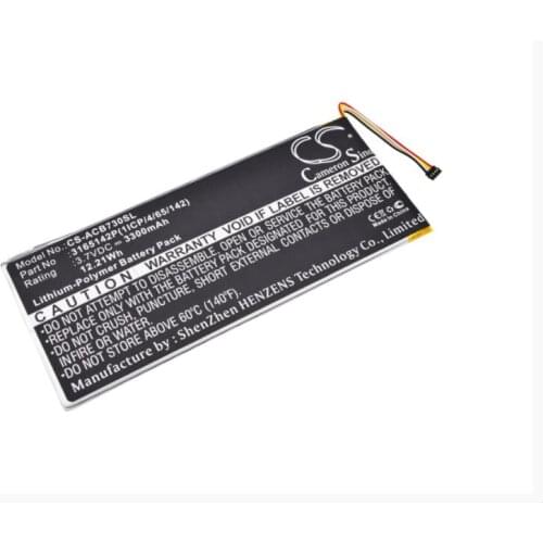 Ameron Sino 3300mAh battery for ACER A1402 Iconia One 7 B1-730 Iconia One 7 B1-730HD 3165142P(1ICP/4/65/142) KT.0010F.001