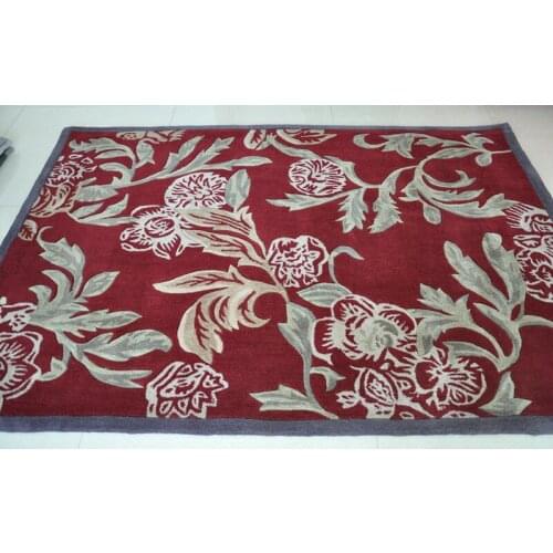 Flower graphic patterns handmade terylene carpet dd-604 20