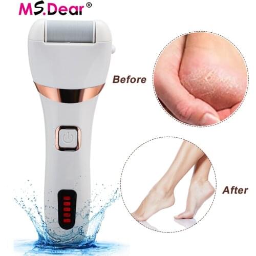 Electric Rechargeable Foot Grinder Heel File Grinding Exfoliator Pedicure Machine Foot Care Tool Grinding File Dead Skin