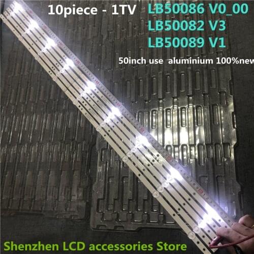 LB50086 V0_00 LB50082 V3 LB50089 V1 50inch use aluminium 100%new LCD TV backlight bar