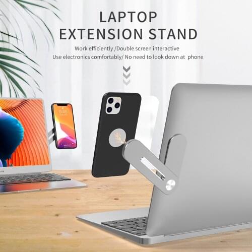 Jellico Screen Support Hoder Laptop Side Mount Connect Dual Monitor Display Tablet Bracket Clip Adjustable Phone Stand Holder