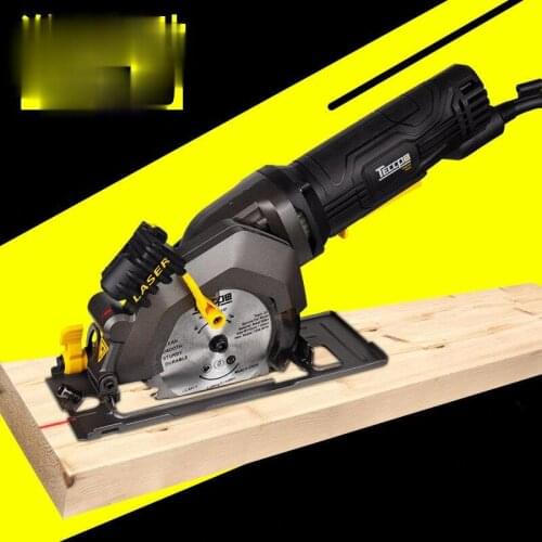 Mini cutting machine woodworking electric circular saw 3 "4" household multi-functional electric portable electric saw can be