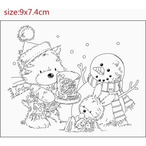 Girl words Rubber Silicone Clear Stamps for Scrapbooking Tampons Transparents Seal Background Stamp Card Making Diy