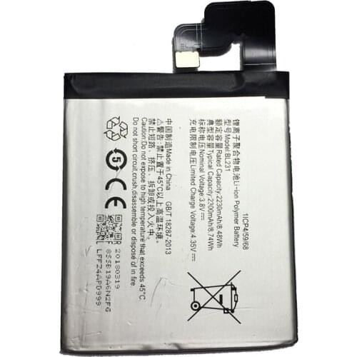 New Original For Lenovo X2 Battery Replacement 2300Mah Li-ion BL231 Battery Replacement For Lenovo VIBE X2 Lenovo S90 S90u