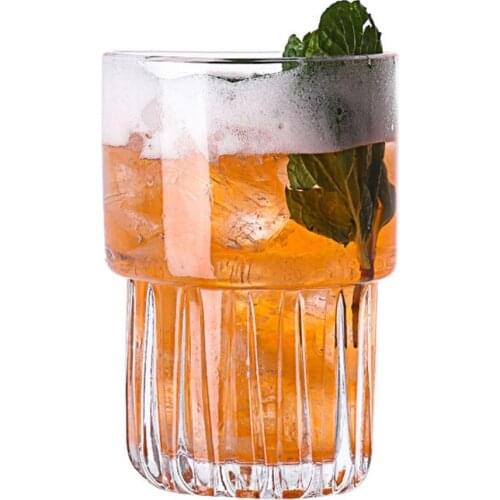 160/250/330ml KTV Bar Single Layer Glass Cup Whisky Cocktail Coffee Clear Mug Tea glass Whiskey Cups Drinkware