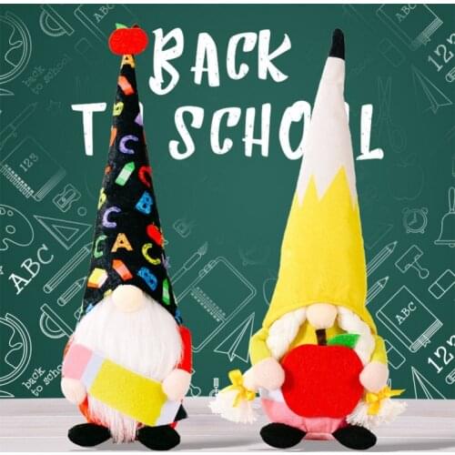 Plush Handmade Dolls Back To School Pencil From Students Back To School Decorations Teacher Gnome Appreciation Gift