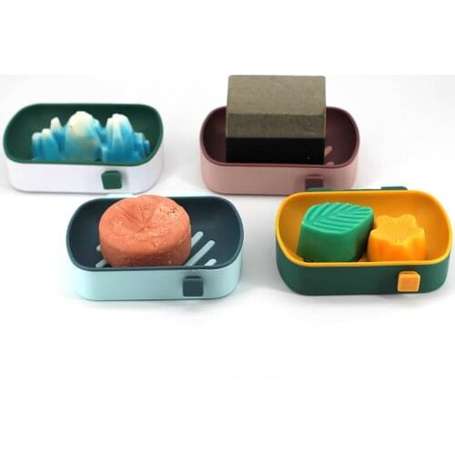 Soap Rack Tray Holder Drainage Simple Practical Wall Hanging And Flat Laying For Handmade Soap Making Supplies PP Plastick