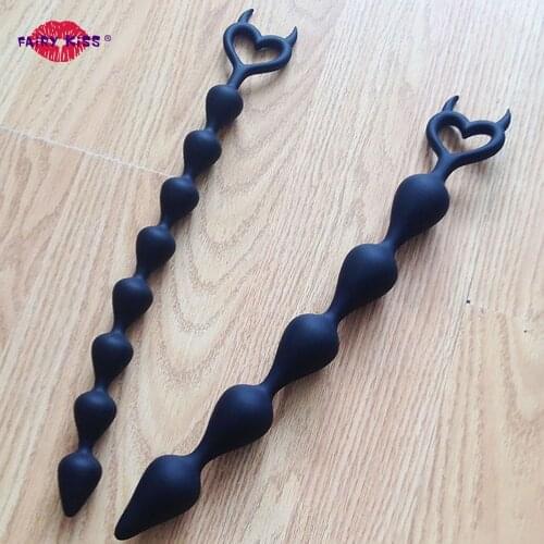 Super Long Silicone Butt Plug Anal Beads Ball Sex Toy For Beginners Man Women Couples Anus Erotic Masturbator Prostate Massager