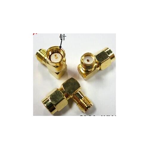RF SMA Type Connector 90 degree Corner SMA to JKW Female,Coaxial connector wireless router Antenna New and original 3pcs/lot