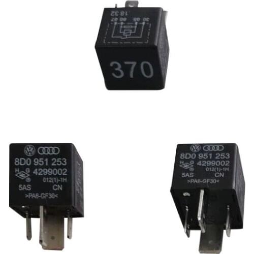 Fuel pump relay NO.370 Fit for Audi A6 AUDI A6/AVANT AA4C AUDI A4/S4 CABRIO./QU. VW Passat OE:8D0951253 443951253N 171937503A