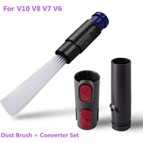 Universal Vacuum Dust Brush With Vacuum Attachment For V10 V8 V7 Or V6 Vacuum Dust Cleaner Converter Adapter Replacement