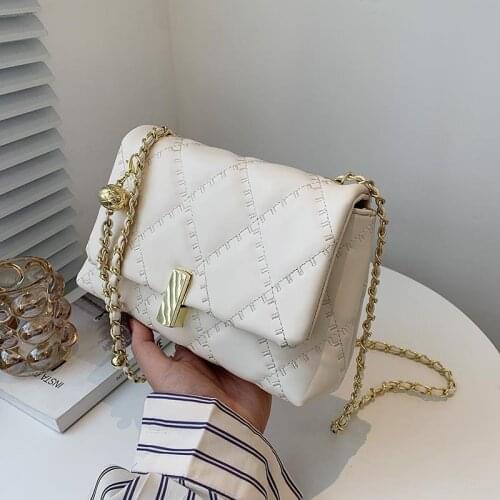Shoulder Bag Designer Crossbody Bag Backpack Handbag Purse Women Bag Diamond Lattice Fashion 2021 New Trend Chain PU Leather