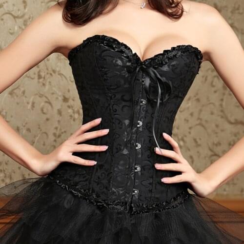 Women sexy corset shapewear slimming belts waist trainer corsets body shapers waist cincher corset steel boned overbust bustier