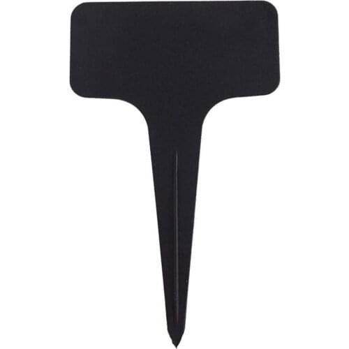 10pcs Cute Black Plant Markers Garden Bonsai Succulent Sticks Labels Soil Paint Stake Tags Gardening Plastic On Seedings Si C7V3