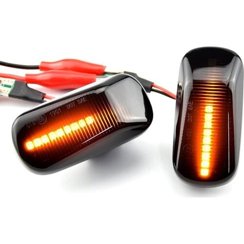 2pcs Led Dynamic Side Marker Turn Signal Light For Honda Stream S2000 CR-V HR-V Civic City Fit Jazz Accord Repeater Signal Light