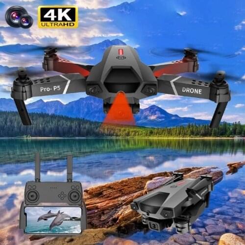 2021 new P5 drone 4K dual camera professional aerial photography infrared obstacle avoidance quadcopter RC helicopter toy