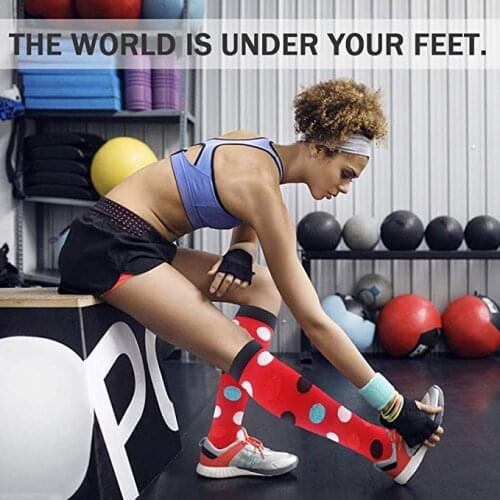 26 Style Women Men Compression Socks Crossfit Socks Weightlifting Fitness Socks Best Gift For Nursing Long Men Compression Socks