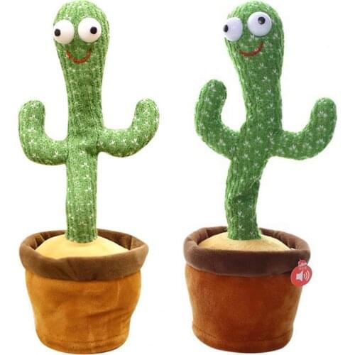 80% Dropshipping!!Funny doll cactus automatically moves cute cartoon cactus dancing household toys