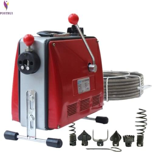 Automatic electric pipe dredging machine sewer dredger toilet floor drain dredging cleaning machine