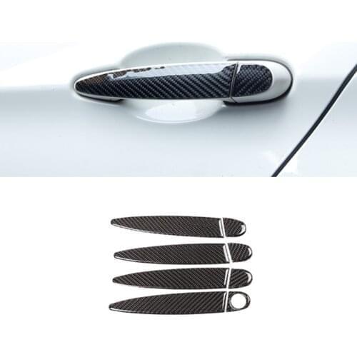 For BMW 1 3 Series X1 X3 X4 X5 X6 F20 F30 E90 E92 E93 E84 F25 F26 E70 E71 Carbon Fiber Car Exterior Door Handle Pull Cover Trim