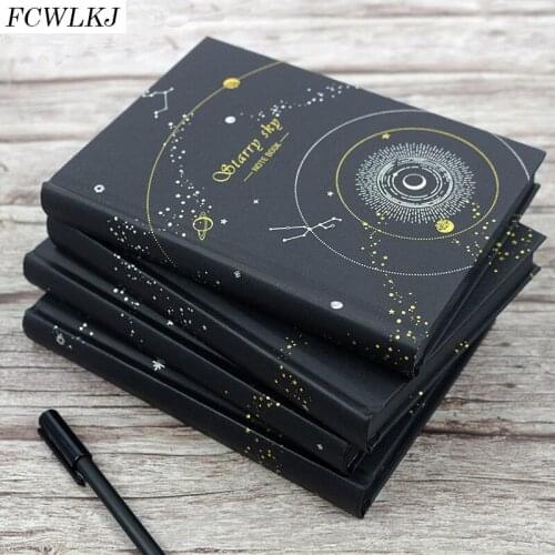130*185mm Black Paper 128 Sheets All Black Inner Pages Graffiti Hand Book Creative DIY Hand-Painted Diary Black Kraft Notebook