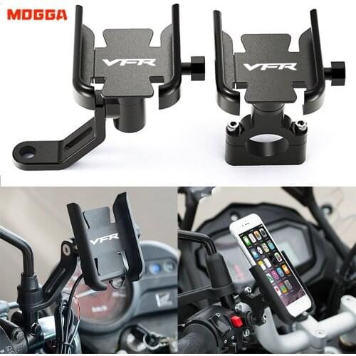 Motorcycle Handlebar Cell Phone Holder GPS Stand For HONDA VFR750 VFR800 VFR1200 VFR1200F VFR 750 800 1200 1200F Accessories