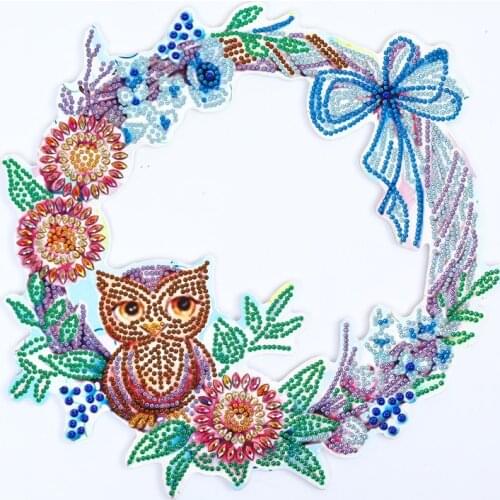 Diy 5d Diamond Painting Wreath Special-shaped Drill Art Hobby Cross Stitch Wall Home Decor Embroidery Kit Personalized Gift