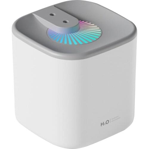 Home Air Humidifier 3000ML Double Nozzle Cool Mist Aroma Diffuser With Coloful LED Light USB Humidificador