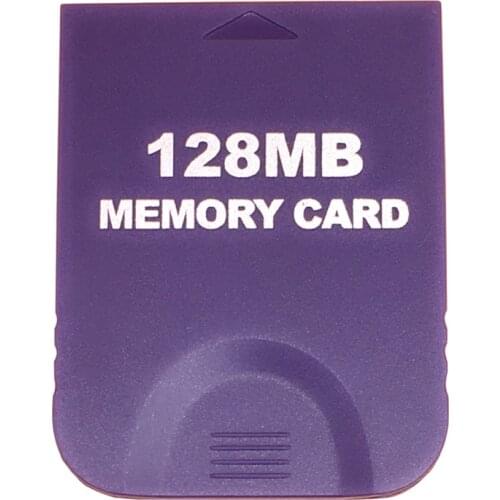Ruitroliker Memory Card 128MB for Gamecube & Wii - Purple