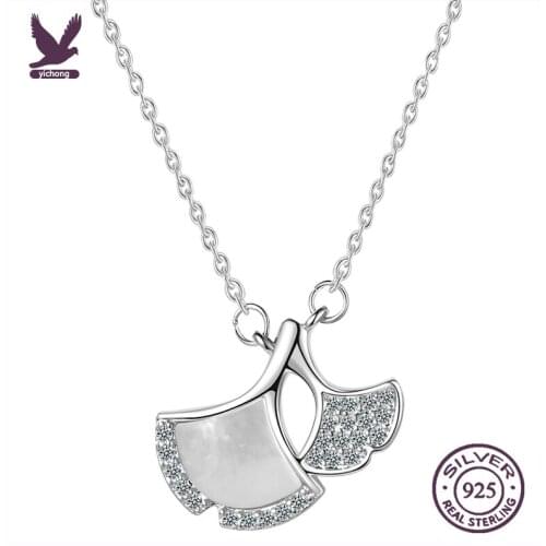 Shell Fashion Genuine 925 Sterling Silver Pendant Necklace For Women Sterling Silver Jewelry Super Nice Girls Christmas Gift