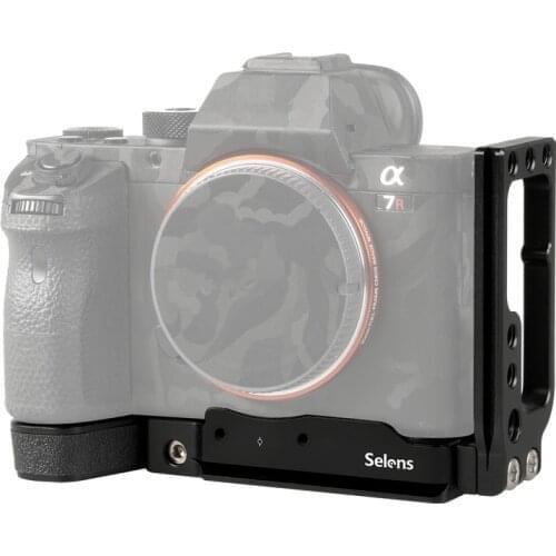 Selens A72 A7R2 A7S3 A7R3 A73 A9 L-Bracket Camera For Sony A7ii A7Riii A7iii A7Siii A9 Aluminum Alloy Cage Quick Release L Plate