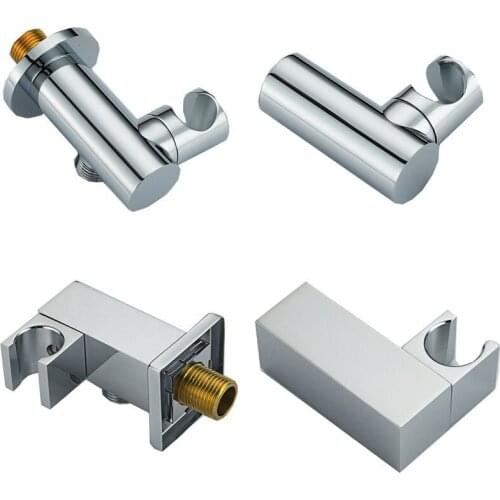 MTTUZK Solid Brass bathroom square round hand shower seat portable shower head concealed shower accessories Hand shower bracket