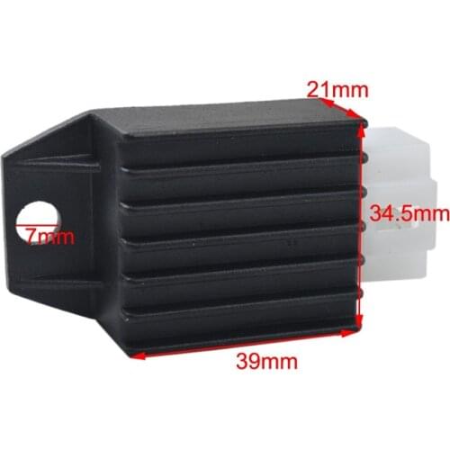 Motorcycle Voltage Regulator Rectifier 12V 4Pin fits For Buggie with GY6 50cc 125cc 150cc Moped Scooter DRZ LIFAN ATV Gokarts