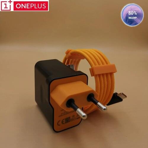 Original OnePlus 7T EU Mclaren Warp Charge Power Adapter 30W Charger Cable Quick Charge 30W For OnePlus 7 7Pro 6 6T 5 5T 3 3T