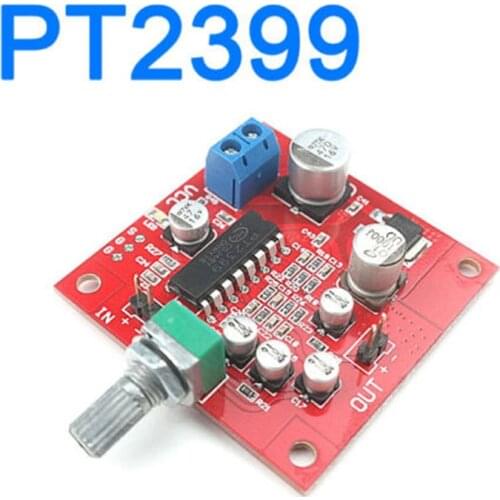 1Pcs PT2399 Microphone Reverb Plate Reverberation Board No Preamplifier AMP Function Module
