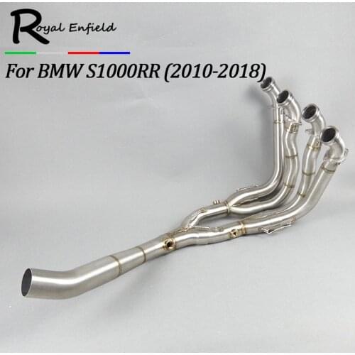 Motorcycle Full Exhaust System Slip-On Pipe Tube For S1000RR S1000 RR 2010 2011 2012 2013 2014 2015 2016 2017 2018