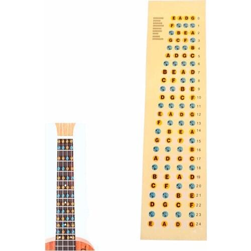 IRIN Ukulele Fretboard Note Map Sticker Fingerboard Frets Decals For Beginner Practice