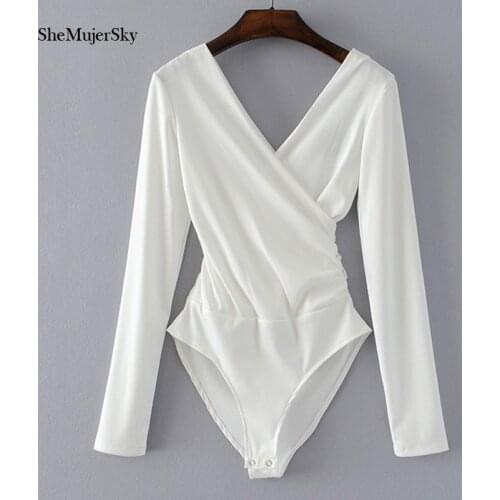 SHEMUJERSKY Open Back Bodysuit