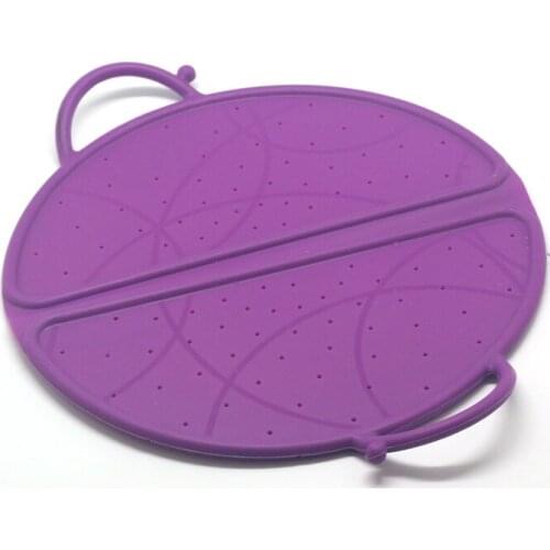 Foldable Silicone Splash Guard Pan Lid fry pan cover kitchen lids universal pot cover as seen on tv kitchen accessories